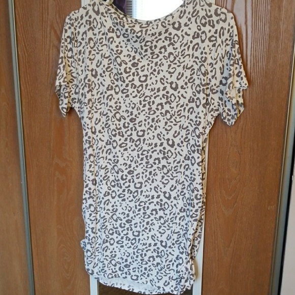 Torrid Leopard Print Surplice Top - Picture 2 of 2